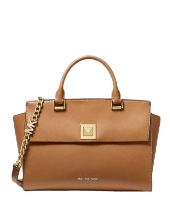 michael kors silvia|Sylvia Medium Crossgrain Leather Satchel .